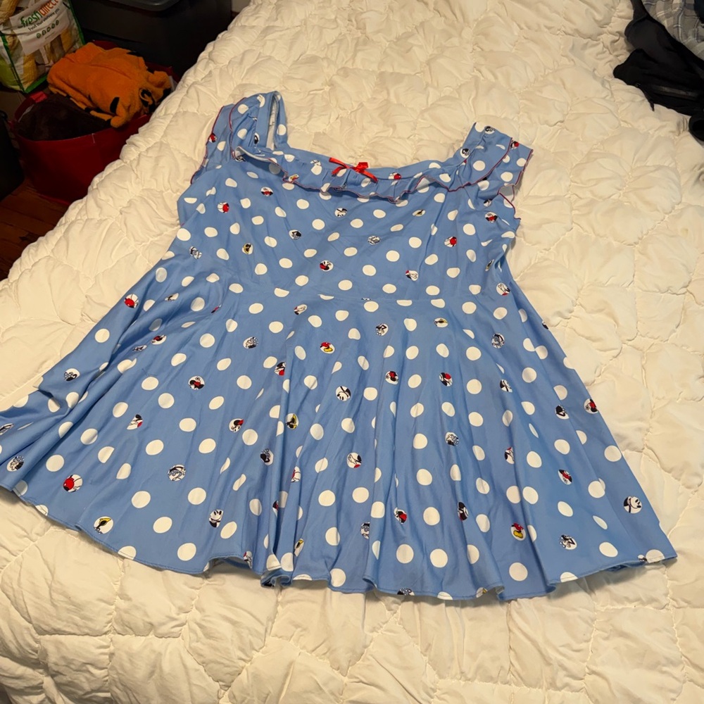 Stitch shoppe by loungefly Disney Minnie Mouse polka dot dress 4X